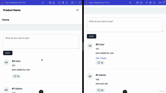 Building Realtime Web Apps with Laravel, Vue 3 and Reverb – Screenshot 4