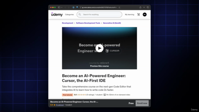 Become an AI-Powered Engineer: Cursor, the AI-First IDE – Screenshot 1