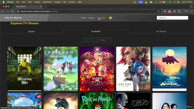Next.js Course: Build a Production-Ready Movie App Project – Screenshot 1
