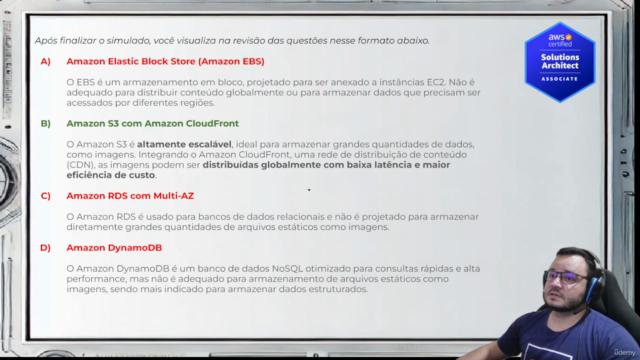 [Simulados] AWS Solutions Architect Associate SAA-C03 PT-BR – Screenshot 4