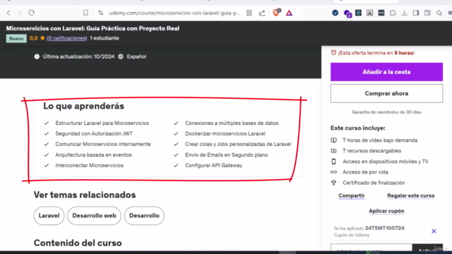 Microservicios con Laravel: Guía Práctica con Proyecto Real – Screenshot 1
