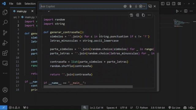Curso GitHub Copilot. Haz que la IA programe por ti – Screenshot 1