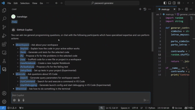 Curso GitHub Copilot. Haz que la IA programe por ti – Screenshot 4