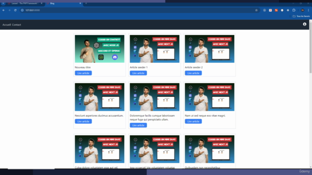 Apprendre Laravel de A à Z – Screenshot 2