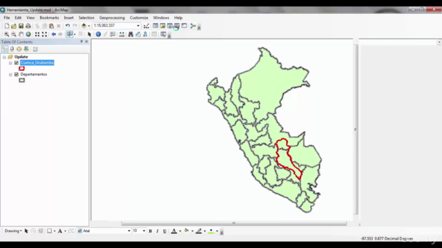 Análisis Espacial Vectorial con ArcGIS – Screenshot 1