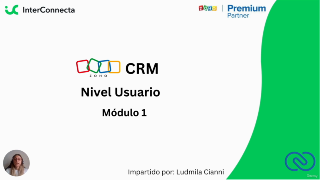 Introducción a Zoho CRM y Configuraciones de Usuario – Screenshot 1