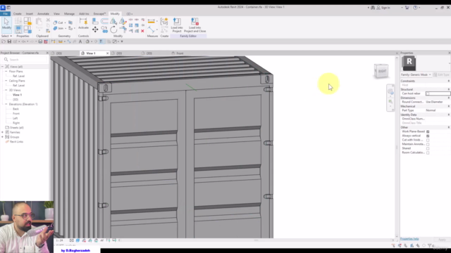 Revit Family editor– Custom Modular & Nested Components – Screenshot 4