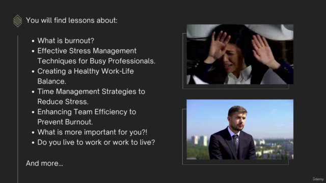 Managing Stress and Preventing Burnout in the Workplace – Screenshot 1