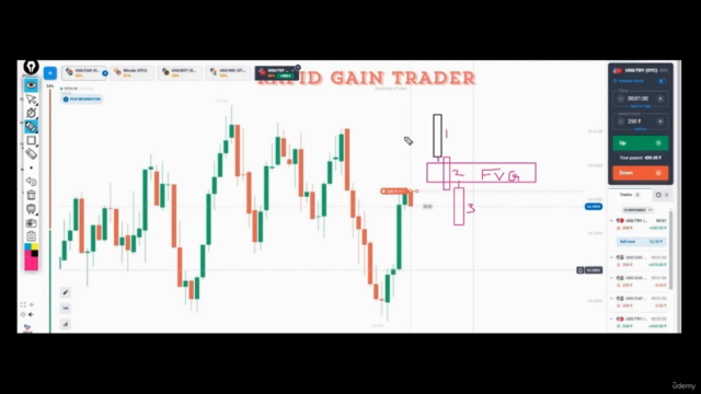 Binary Option Trading Course simple stratergies LIVE Trades – Screenshot 2