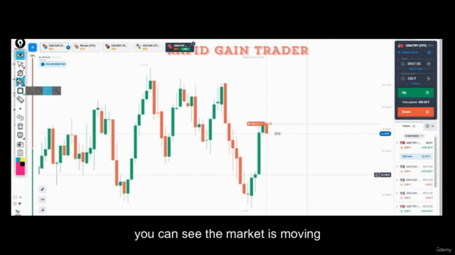 Binary Option Trading Course simple stratergies LIVE Trades – Screenshot 3