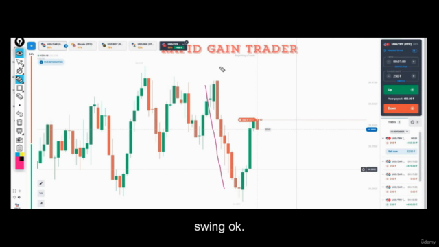 Binary Option Trading Course simple stratergies LIVE Trades – Screenshot 4