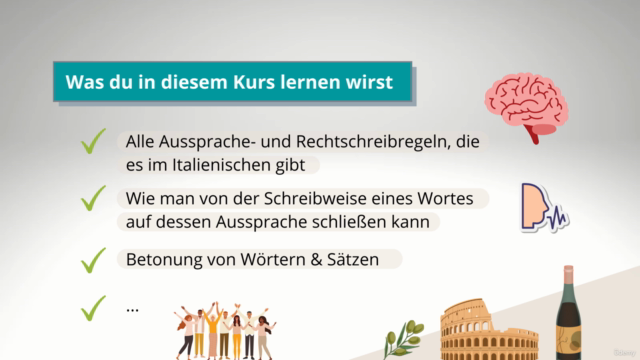 Italienische Aussprache und Rechtschreibung – Screenshot 1