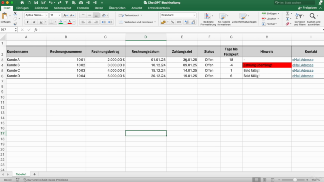 Buchhaltung mit KI - ChatGPT – Screenshot 1