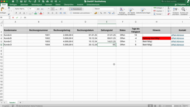 Buchhaltung mit KI - ChatGPT – Screenshot 3