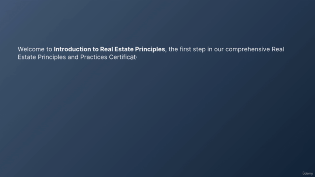 Introduction to Real Estate Principles – Screenshot 1
