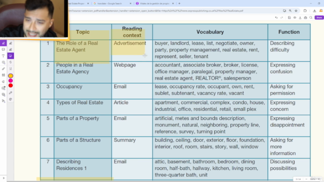 Vitales de la gestión de propiedades inmobiliarias en inglés – Screenshot 1