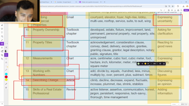 Vitales de la gestión de propiedades inmobiliarias en inglés – Screenshot 3
