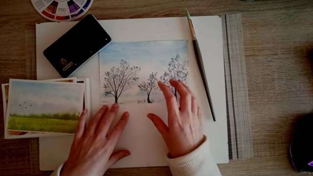 Pintar en acuarela las cuatro estaciones – Screenshot 4