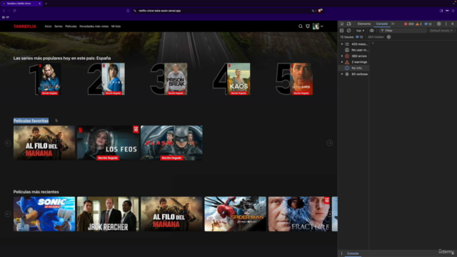 Master Frontend Next JS 14 | Clon de Netflix desde cero – Screenshot 2