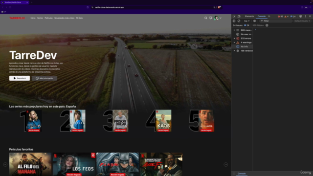 Master Frontend Next JS 14 | Clon de Netflix desde cero – Screenshot 4