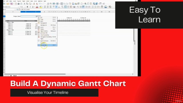 Mastering Gantt Charts: Spreadsheets to Specialized Tools – Screenshot 1