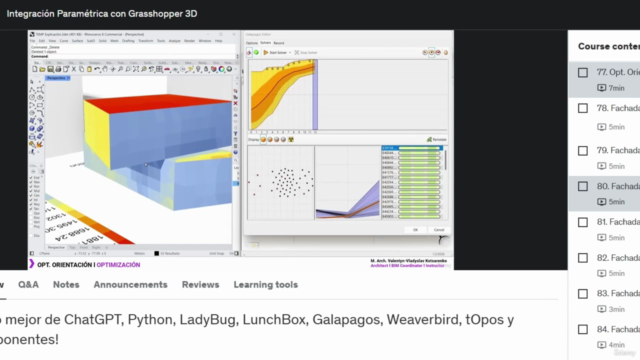 Integración Paramétrica con Grasshopper 3D – Screenshot 3