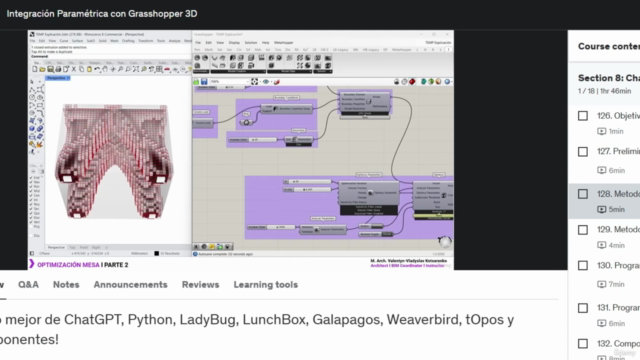 Integración Paramétrica con Grasshopper 3D – Screenshot 4
