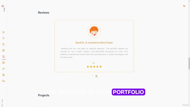 Build Portfolio with Next.js, Framer Motion, & Tailwind CSS – Screenshot 3