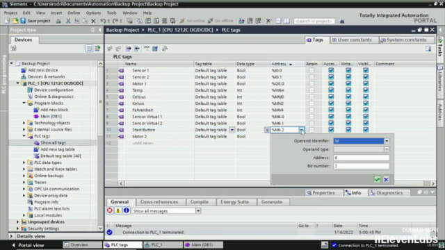 Corso Programmazione PLC Siemens TIA PORTAL, base e int Pt 1 – Screenshot 4