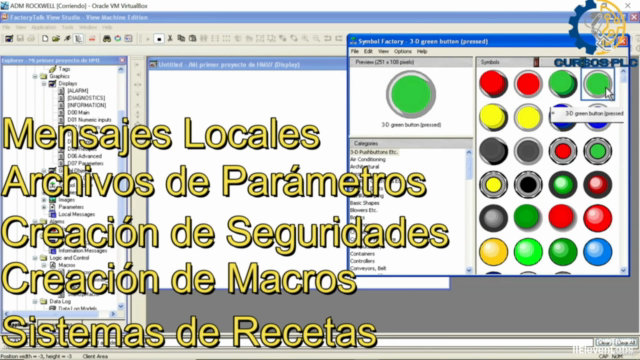 Corso HMI Completo. FactoryView ME, PanelView. PLC Rockwell – Screenshot 3