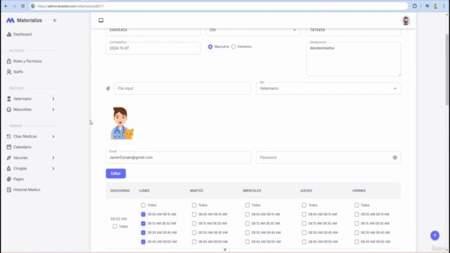 Crea tu sistema de veterinaria con LARAVEL 11 + VUE 3 y AWS – Screenshot 1