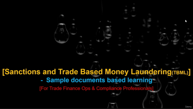 Compliance: Trade based Money Laundering, Sanction screening – Screenshot 2