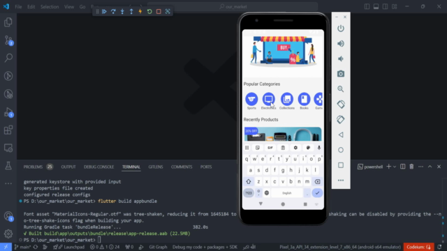 E-commerce App & Admin Website Using Flutter & Supabase – Screenshot 1