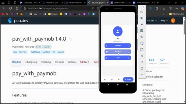 E-commerce App & Admin Website Using Flutter & Supabase – Screenshot 2