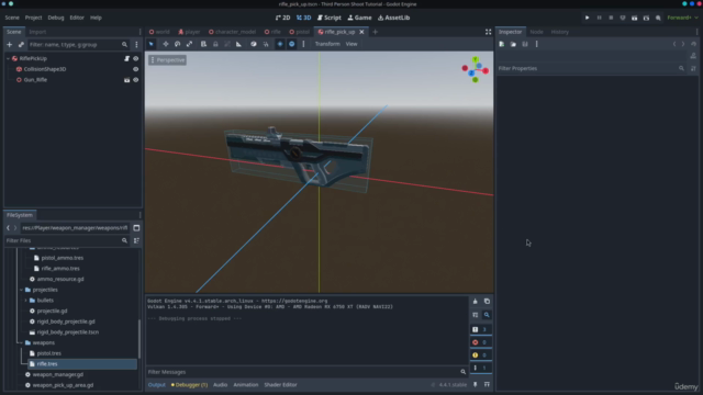 Godot 4: Create A Third Person Shooter Controller – Screenshot 3