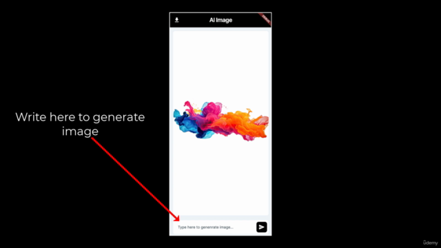 Build "No Code" Image Generator Apps with FlutterFlow & AI – Screenshot 2