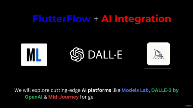 Build "No Code" Image Generator Apps with FlutterFlow & AI – Screenshot 4