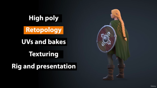 Blender: Stylized character creation for videogames – Screenshot 2