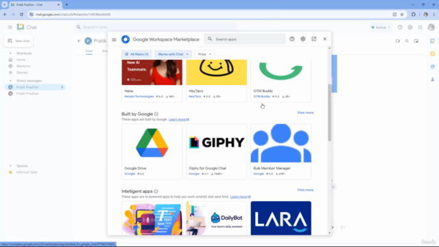 Learning Google Chat From Scratch – Screenshot 3