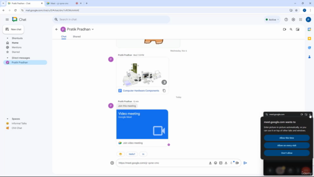 Learning Google Chat From Scratch – Screenshot 4
