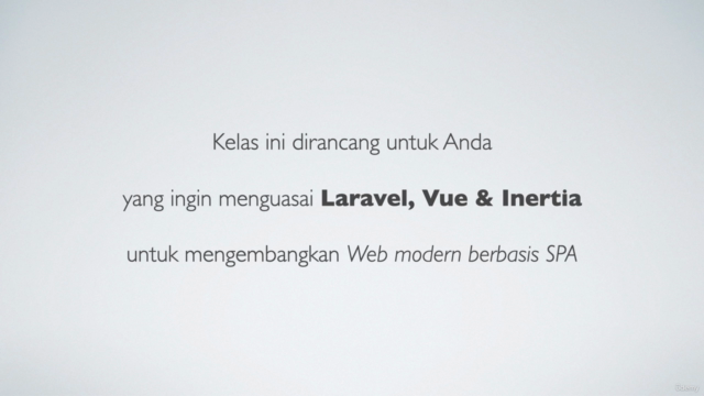 Laravel 11, Vue 3 & Inertia - Fullstack Web Development – Screenshot 1