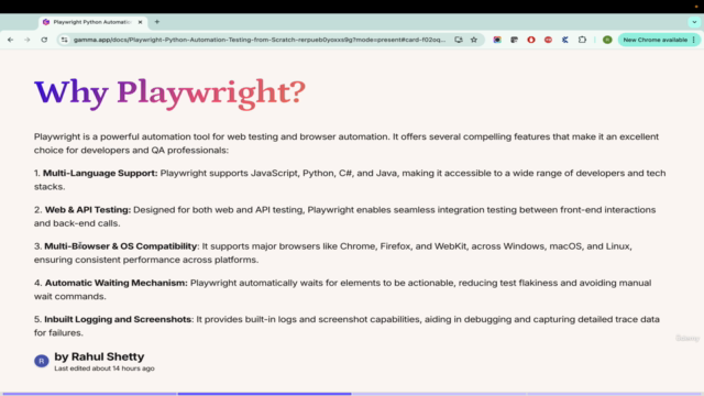 Playwright PYTHON Automation Testing - From Zero to Expert – Screenshot 2