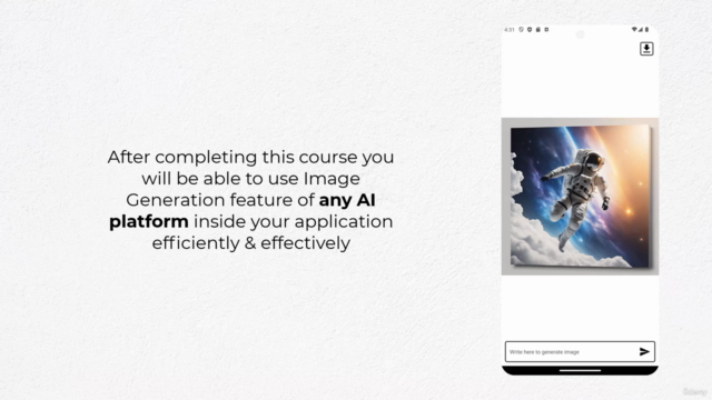 React Native & AI: Build Image Generator Apps with Expo – Screenshot 2
