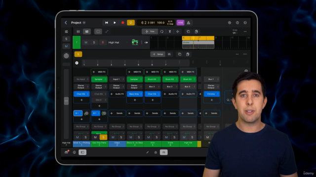 Logic Pro für iPad – Musikproduktion in Logic Pro – Screenshot 1