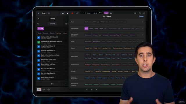 Logic Pro für iPad – Musikproduktion in Logic Pro – Screenshot 2