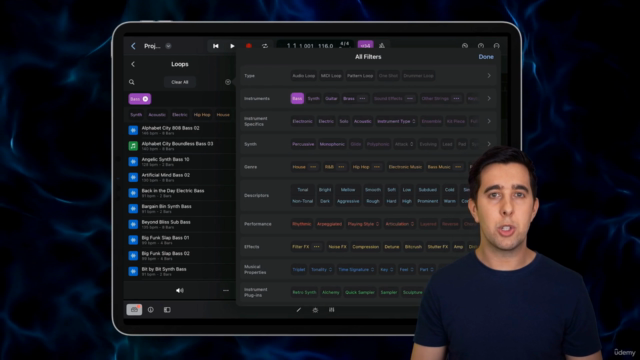 Logic Pro pour iPad - Production musicale dans Logic Pro – Screenshot 2