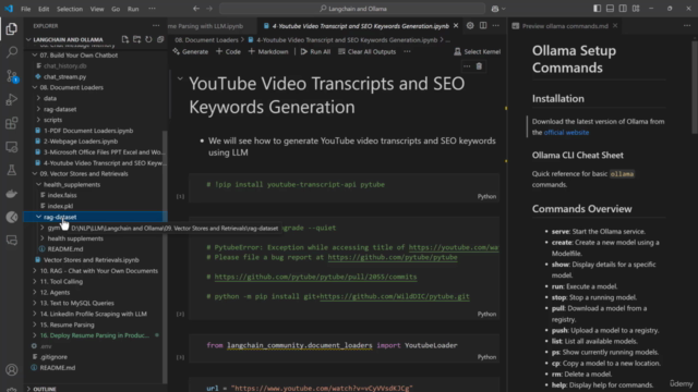 2025 Master Langchain and Ollama - Chatbot, RAG and Agents – Screenshot 3