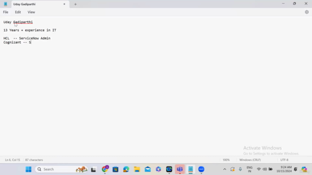 Scripting and Advanced Development in the Servicenow – Screenshot 1