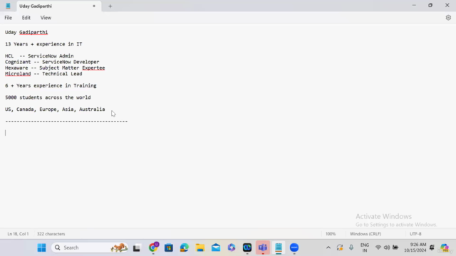 Scripting and Advanced Development in the Servicenow – Screenshot 4