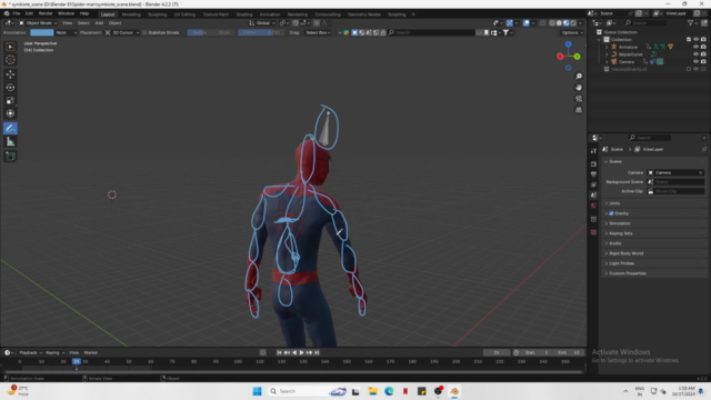 Blender VFX: Create a Venom Symbiote CGI Animation – Screenshot 2